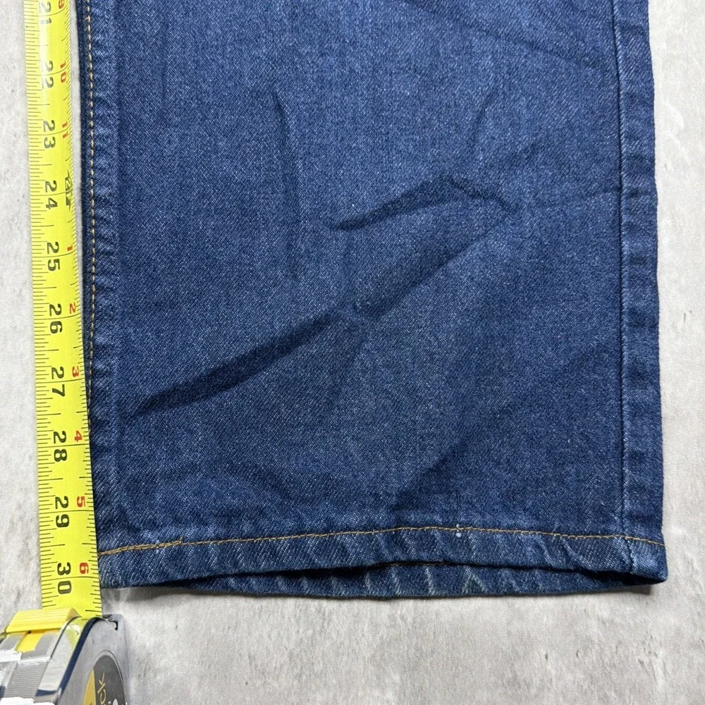 Vtg Levi's 509 Orange Tab Jeans 44x30 Made in USA Dark Wash Straight Leg 80s 90s